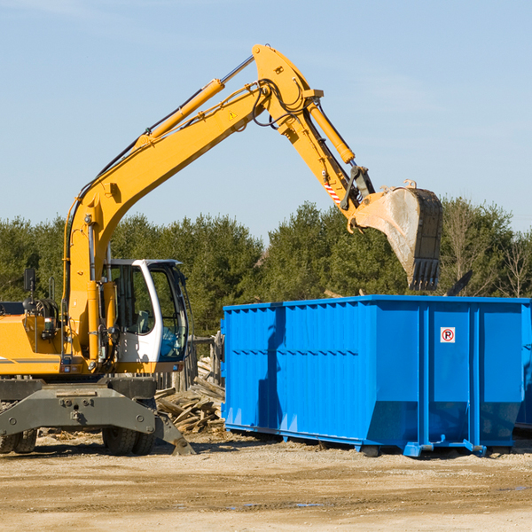 are there any restrictions on where a residential dumpster can be placed in Agua Dulce TX